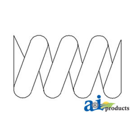 A & I PRODUCTS Spring Coil, 9/32" (7mm), 8 Required 8" x4" x1" A-BP351013370